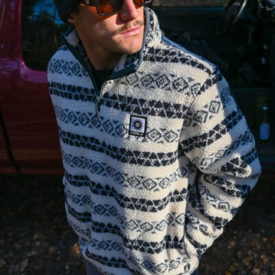 Polar z suwakiem Hiking Ice Sherpa Fleece Natural