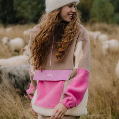 BLUZA POLAR JUNGMOB STRAWBERRY LATTE