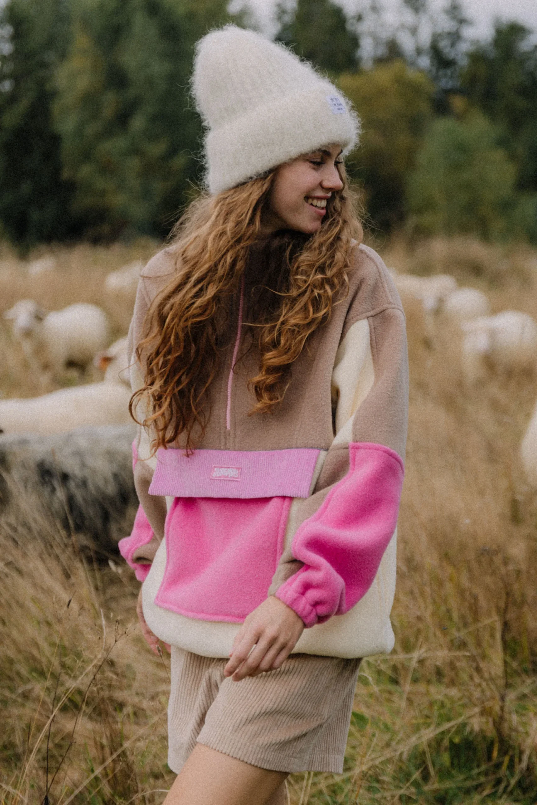 BLUZA POLAR JUNGMOB STRAWBERRY LATTE